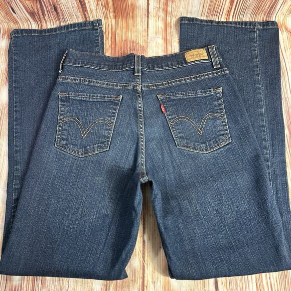Levi's 512 PERFECTLY SLIMMING Sz 6S Mid Rise Boot Cut Jeans Denim Pants 27x29.5 - Picture 4 of 12